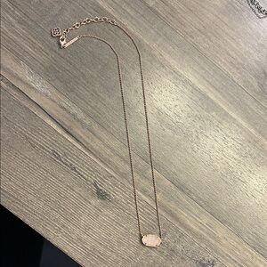 Rose Gold Pendant Necklace